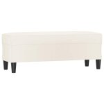 Vidaxl banc cr�me 100x35x41 cm similicuir