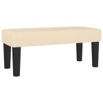 Vidaxl banc crème 70x30x30 cm tissu Vidaxl banc crème 70x30x30 cm tissu