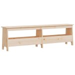 Vidaxl banc d'entr�e 160x28x45 cm bois massif pin