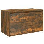 Vidaxl banc d'entr�e 80x40x45 cm ch�ne fum� bois d'ing�nierie