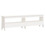 Vidaxl banc d'entrée blanc 160x28x45 cm bois de pin massif Vidaxl banc d'entrée blanc 160x28x45 cm bois de pin massif