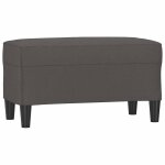 Vidaxl banc gris 70x35x41 cm similicuir