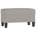 Vidaxl banc gris clair 70x35x41 cm tissu Vidaxl banc gris clair 70x35x41 cm tissu