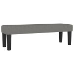 Vidaxl banc gris foncé 100x30x30 cm tissu Vidaxl banc gris foncé 100x30x30 cm tissu