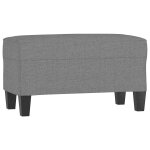 Vidaxl banc gris fonc� 70x35x41 cm tissu