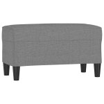 Vidaxl banc gris fonc� 70x35x41 cm tissu