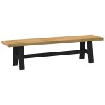 Vidaxl banc � manger noain pieds en forme de a 180x40x45 cm massif pin
