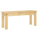 Vidaxl banc � manger panama 105x30x45 cm bois massif de pin
