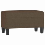 Vidaxl banc marron 100x35x41 cm tissu