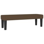 Vidaxl banc marron foncé 100x30x30 cm tissu Vidaxl banc marron foncé 100x30x30 cm tissu
