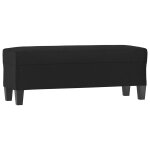 Vidaxl banc noir 100x35x41 cm similicuir Vidaxl banc noir 100x35x41 cm similicuir