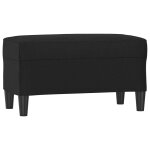 Vidaxl banc noir 70x35x41 cm similicuir