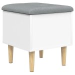 Vidaxl banc de rangement blanc 42x42x46 cm bois d'ingénierie Vidaxl banc de rangement blanc 42x42x46 cm bois d'ingénierie