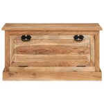 Vidaxl banc de rangement de chaussures 85x40x45cm bois d'acacia massif