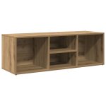 Vidaxl banc de rangement � chaussures ch�ne artisanal 105x35x35 cm