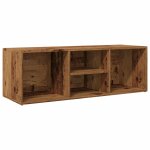 Vidaxl banc de rangement  chaussures vieux bois 105x35x35 cm