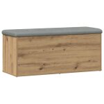 Vidaxl banc de rangement ch�ne artisanal 102x42x45 cm bois d'ing�nierie