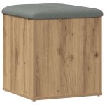 Vidaxl banc de rangement ch�ne artisanal 42x42x45 cm bois d'ing�nierie