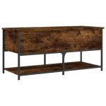 Vidaxl banc de rangement chêne fumé 100x42, 5x47 cm bois d'ingénierie Vidaxl banc de rangement chêne fumé 100x42, 5x47 cm bois d'ingénierie