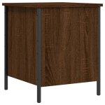 Vidaxl banc de rangement chne marron 40x42, 5x50 cm bois d'ingnierie