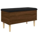 Vidaxl banc de rangement chne marron 82x42x46 cm bois d'ingnierie