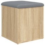 Vidaxl banc de rangement chêne sonoma 42x42x45 cm bois d'ingénierie Vidaxl banc de rangement chêne sonoma 42x42x45 cm bois d'ingénierie