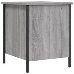 Vidaxl banc de rangement sonoma gris 40x42, 5x50 cm bois d'ingnierie