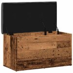 Vidaxl banc de rangement vieux bois 82x42x45 cm bois d'ing�nierie