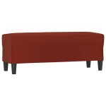 Vidaxl banc rouge bordeaux 100x35x41 cm similicuir Vidaxl banc rouge bordeaux 100x35x41 cm similicuir