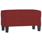 Vidaxl banc rouge bordeaux 70x35x41 cm tissu Vidaxl banc rouge bordeaux 70x35x41 cm tissu