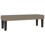 Vidaxl banc taupe 100x30x30 cm tissu