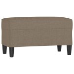 Vidaxl banc taupe 70x35x41 cm tissu Vidaxl banc taupe 70x35x41 cm tissu