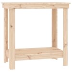 Vidaxl banc de travail 80x50x80 cm bois de pin massif