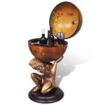 Vidaxl bar sous forme de globe atlas 42 x 42 x 85 cm Vidaxl bar sous forme de globe atlas 42 x 42 x 85 cm