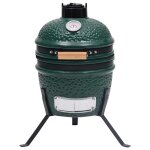 Vidaxl barbecue � fumoir kamado 2 - en - 1 c�ramique 56 cm vert