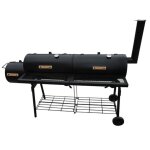 Vidaxl barbecue  fumoir nevada xl noir