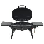 Vidaxl barbecue � gaz portatif avec zone de cuisson noir
