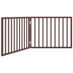 Vidaxl barri�re pour chien pliable 2 panneaux 160 cm bois de peuplier