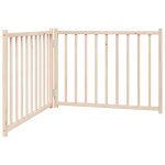 Vidaxl barrière pour chien pliable 2 panneaux 160 cm bois sapin massif Vidaxl barrière pour chien pliable 2 panneaux 160 cm bois sapin massif
