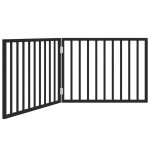 Vidaxl barri�re pour chien pliable � 2 panneaux noir 160 cm