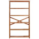 Vidaxl biblioth�que 100x30x180cm bois massif d'acacia et finition miel