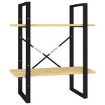 Vidaxl bibliothque  2 niveaux 60x30x70 cm bois de pin massif