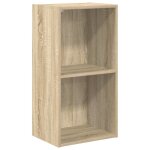 Vidaxl bibliothque  2 niveaux chne sonoma bois d?ingnierie