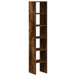 Vidaxl bibliothques 2 pcs empilable chne fum bois d'ingnierie