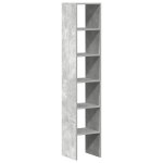 Vidaxl bibliothques 2 pcs empilable gris bton bois d'ingnierie