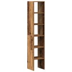 Vidaxl biblioth�ques 2 pcs empilable vieux bois bois d'ing�nierie