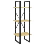 Vidaxl bibliothque  3 niveaux 40x30x105 cm bois de pin massif