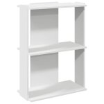Vidaxl biblioth�que � 3 niveaux blanc 60x30x80 cm bois d'ing�nierie