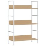 Vidaxl biblioth�que � 3 niveaux ch�ne 60x27, 6x90, 5cm bois d'ing�nierie