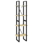 Vidaxl bibliothque  4 niveaux 40x30x140 cm bois de pin massif